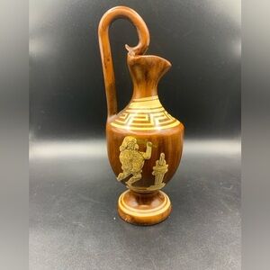 VTG Handmade Miniature Pitcher Decorative GREECE